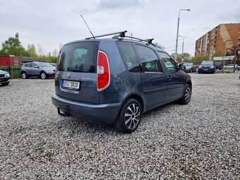 Škoda Roomster,1.4i 16V,63KW,KLIMA,TZ,1.MAJITEL,ČR,R.V.2014 - 8