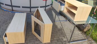 Jídelní stůl,tv stolek,nástěnná skříň IKEA - 8