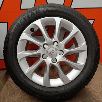 ALU kola Audi A3, Octavia 3 +letní pneu 205/55 R16 - 8