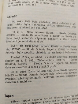 ŠKODA OCTAVIA, FELICIA, 450, ÚDRŽBA A OPRAVY, 1972, CEDRYCH - 8