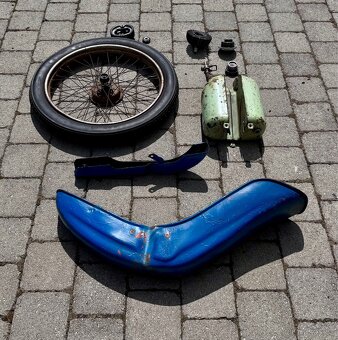 Jawa 50 parez, pionyr, fichtl - díly - 8