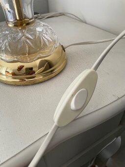 Křišťálová stolní lampa, český výrobce DBK GLASS - 8