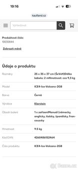 Výrobník ledu Klarstein Ice Volkano - 8