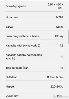 Nerozbalený DēLonghi kávovar - 8