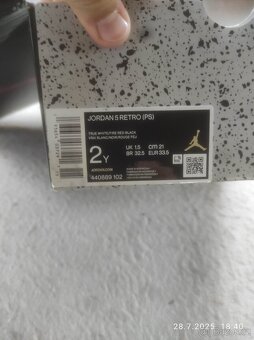 Dětské Jordan Nike Air Boty 5 RETRO - 8