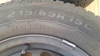 Sada disků Ford 15" 5x160 6,5J ET60 215/65 R15C 7+mmTransit - 8