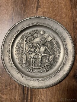 Staré Německé ozdobné talíře a vázičky - 8