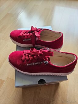 Dámské červené polobotky zn. GABOR - 8