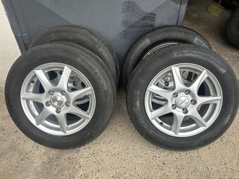 Alu kola r15 5x112 z Octavie 2 s letními pneu - 8