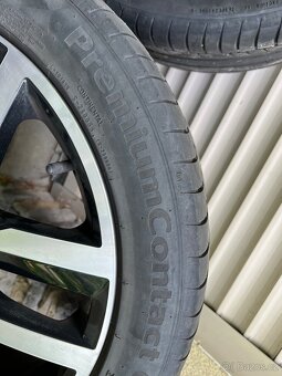 ALU kola VW Madrid R17 5x112 + letní pneu 225/45 - 8