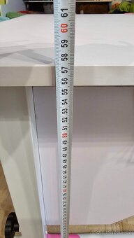 Dětský rostoucí psací stůl, bílý - 8