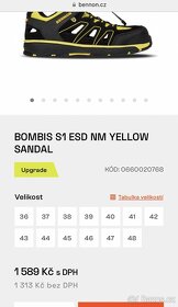 Pracovni boty Bennon EU 41 - NOVY MODEL/ GELOVE VLOZKY - 8