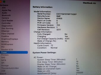 Macbook Air 13, Early 2015, 1,6 GHz i5, 4 GB RAM, 120 GB SSD - 8