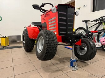 Sněžný elektrický traktůrek BROLS 1000 + el.radlice TOP STAV - 8