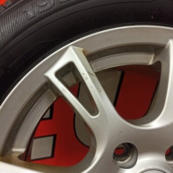 ALU kola Seat Leon 5x112, zimní pneu 195/65 R15 - 8