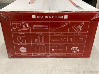 Akumulátorový vysavač s LED displejem - 8