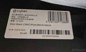 Autosedačka Cybex Aton Basic autosedačka sk. 0+ pro děti - 8