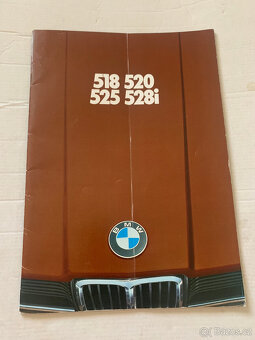 Staré prospekty BMW 1600 -2500 a řady 5 E12 - 8