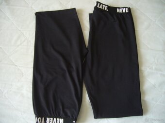 Prodám dvoje černé dívčí legíny - 8