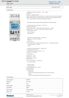 Časové hodiny Theben+Bluetooth - 8