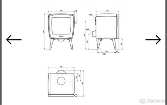 NOVÁ krbová kamna DOVRE VINTAGE 35/E8-E9 - 8