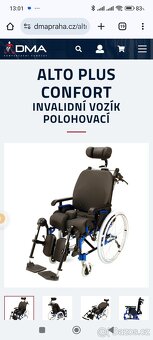 Polohovací invalidní vozík - 8