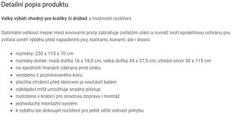 Výběh KERBL pro slepice, králíky, hlodavce - 8
