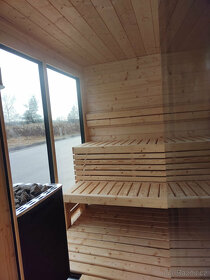 Finská venkovní sauna-Saunový domek s odpočívárnou - 8