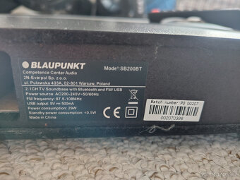 Soundbase Blaupunkt SB200BT - 8