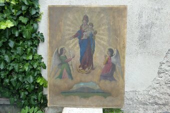 Madona Svatohostýnská, malba na plátně Karel Žůrek - 8