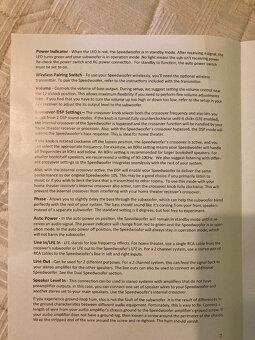 RSL 10S MKII subwoofer - 8