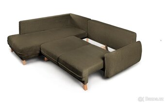 Rohová rozkládací sofa TORI, - 8