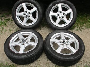 Alu kola 5x100 R16 Pneu letní 205/55 R16 - 8