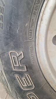Offroad disky 3ks + pneu 255/70 R15 6x139,7 Frontera Samuraj - 8
