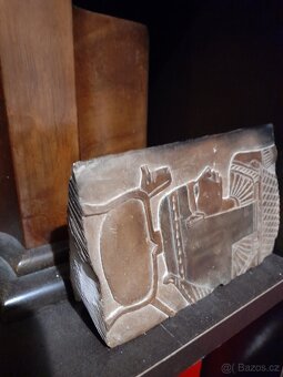 Prodám suvenýr z Egypta oboustranný obraz na kameni - 8