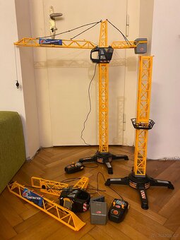 Jeřáb Giant Crane 100cm - 2 kusy + bagr - 8