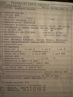 Traktor Belarus923.3 - 8