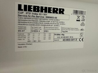 Lednice s mrazákem Liebherr (207) - 8
