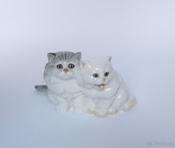 Porcelánová figurka - perské kočky - Hutschenreuther - 8