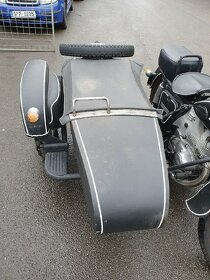 Motocykl se sajdou a platnými spz a stk IŽ IZH 56 - 8