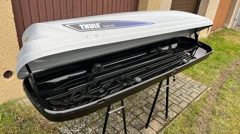 THULE PACIFIC 500 ŠEDÝ,TOP STAV,STŘEŠNÍ BOX,RAKEV - 8