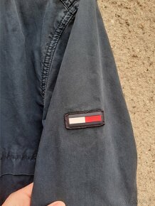 Vintage Tommy Hilfiger bunda modrá unisex pánská dámská - 8