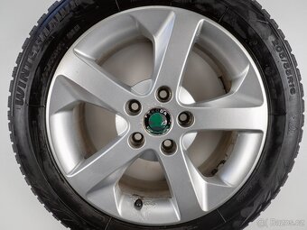 Škoda Octavia - Originání 16" alu kola - Zimní pneu - 8