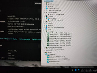 Prémiový Notebook Dell Latitude - i5-8350U, UHD620, 16GB RAM - 8