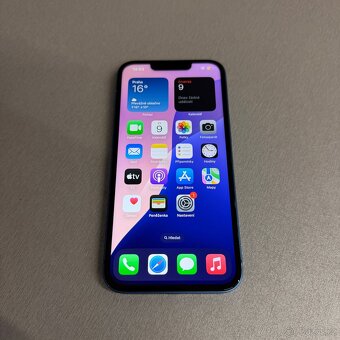 iPhone 13 128GB modrý, pěkný stav, 12 měsíců záruka - 8