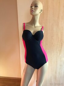 Modro-růžové jednodílné plavky vel.46B - 8