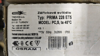 Zářivkové svítidlo TREVOS PRIMA 228 ET5 - 8