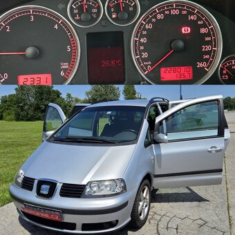 SEAT ALHAMBRA 1,9 TDi 7 MÍST KLIMA, EL.OKNA, TAŽNÉ - 8