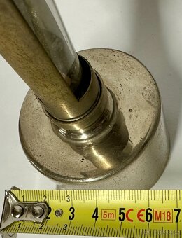 Alpaka starožitný snad pohárek s LOGEM - 8