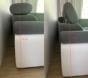 Rozkládací zánovní sedača s úložným prostorem - 8